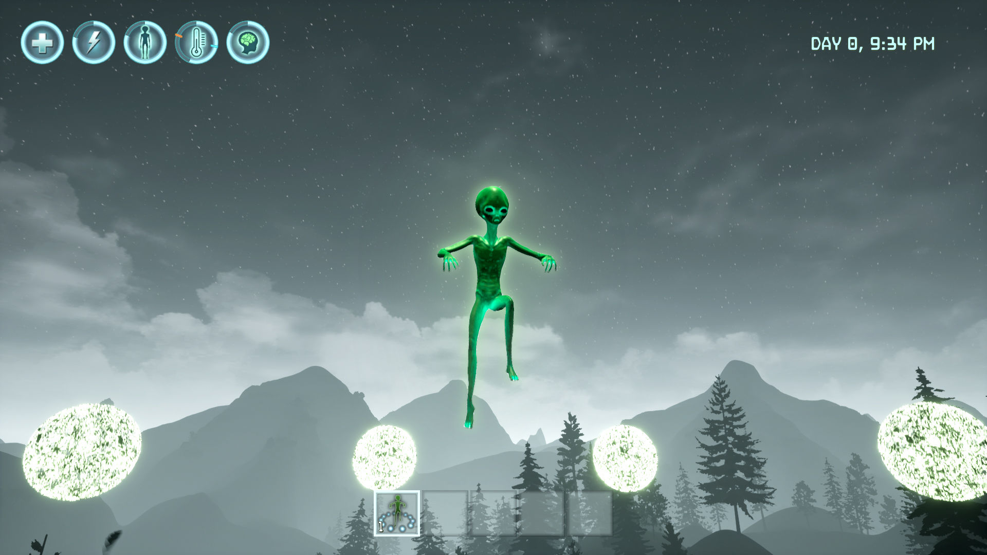 Zibbs - Alien Survival. Devlog #4: Levitation Circles and Scan Improvements.