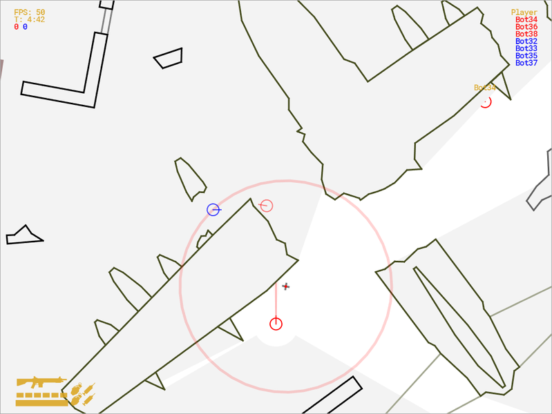 Antipersonnel mines, sonar, and a burst-fire rifle