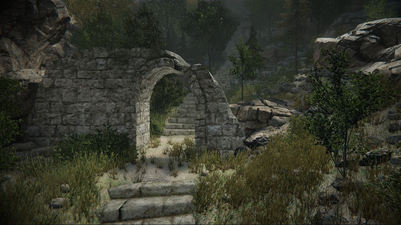 Gateway to the Mountain Forest - Speed Level Design | Environment Design