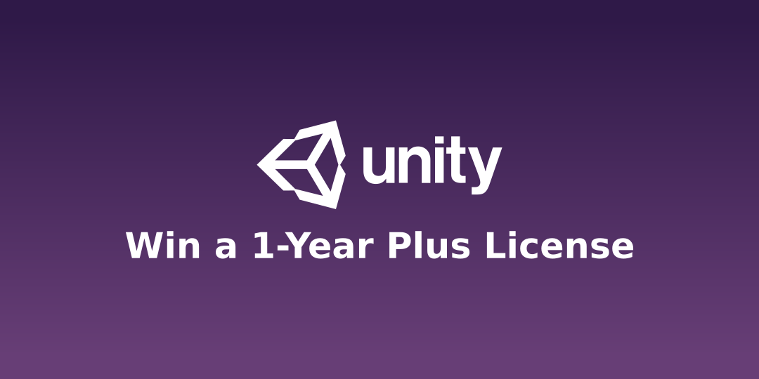 I'm giving away a 1-year Unity Plus subscription!