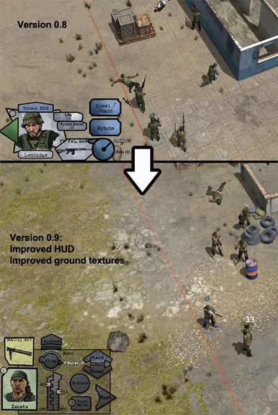Merc Tactics 0.9: improving graphics
