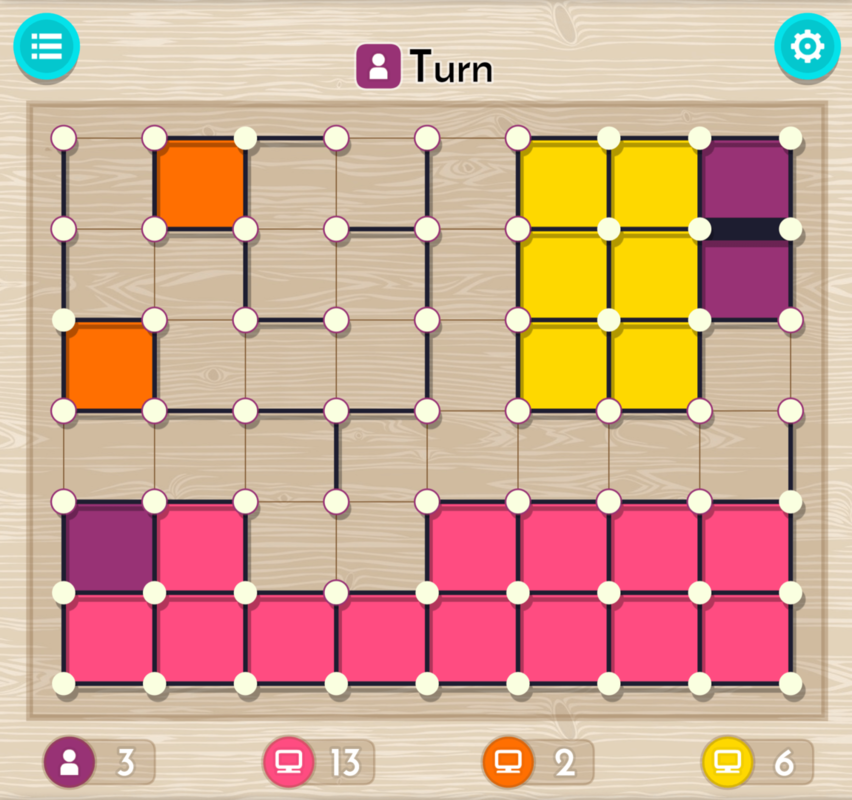 Dots and Boxes Gameplay