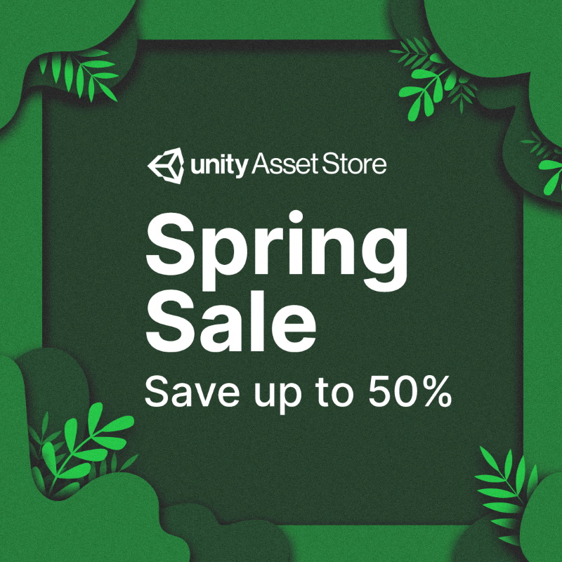 Unity Kicks Off Spring Sale on the Asset Store
