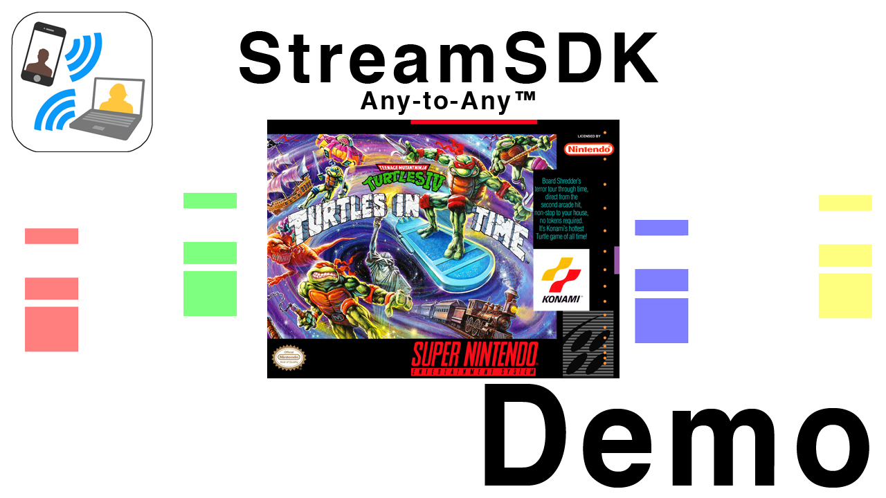 StreamSDK Powered SNES (Teenage Mutant Ninja Turtles IV w/Online Multiplayer)