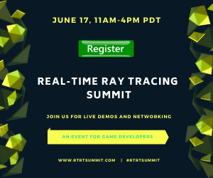 Real-Time Ray Tracing Summit on June 17