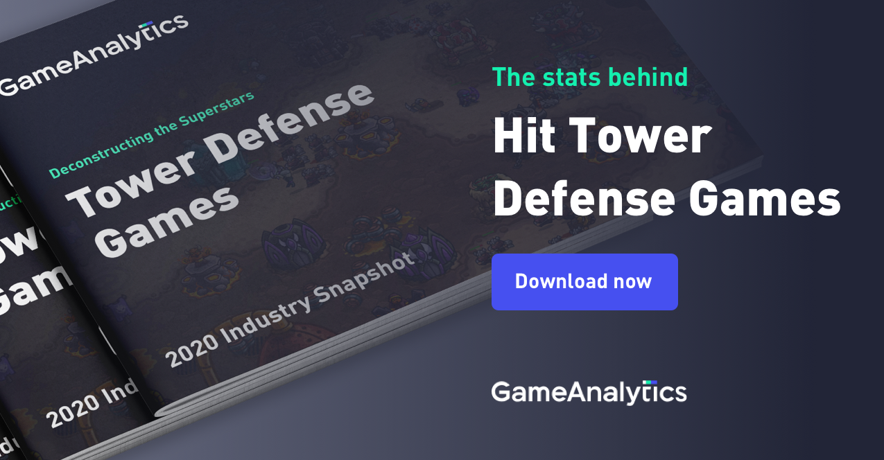Free Tower Defense report with stats and KPIs from the top 5% of best performing games