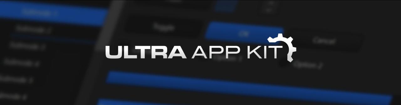 Ultra App Kit released - framework for desktop GUI applications