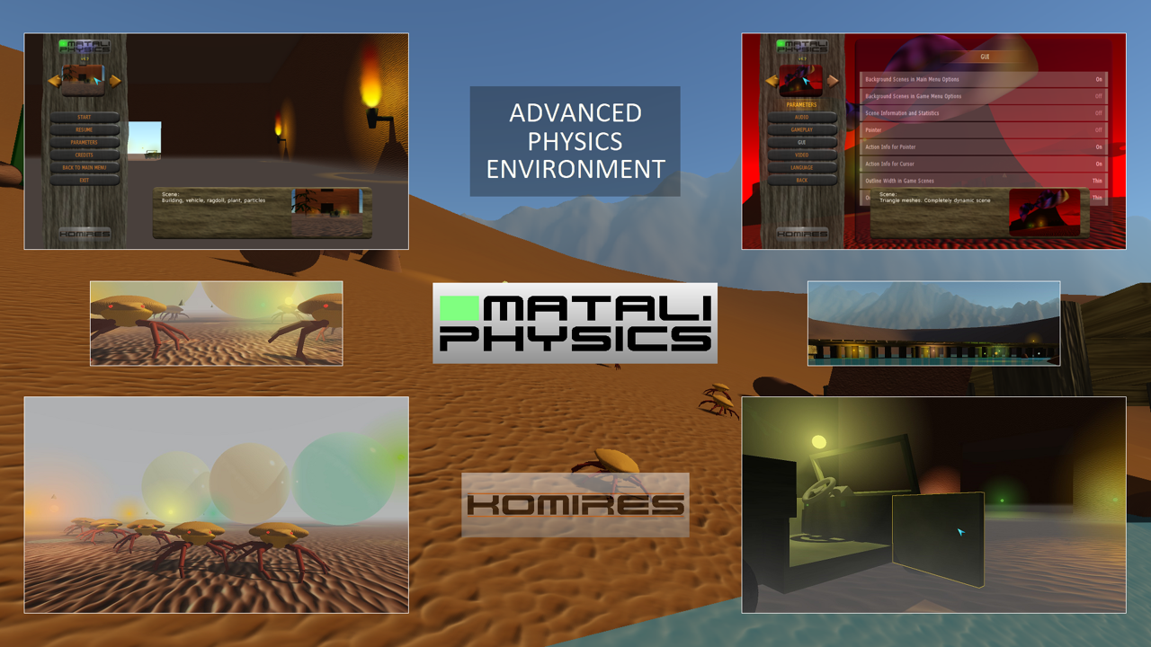 Matali Physics 6.2 Presents Parametric Action Fields For Fully Dynamic And Destructible Scenes