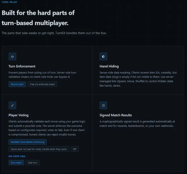TurnKit - Turn based game server and Leaderboards for Unity and other ...