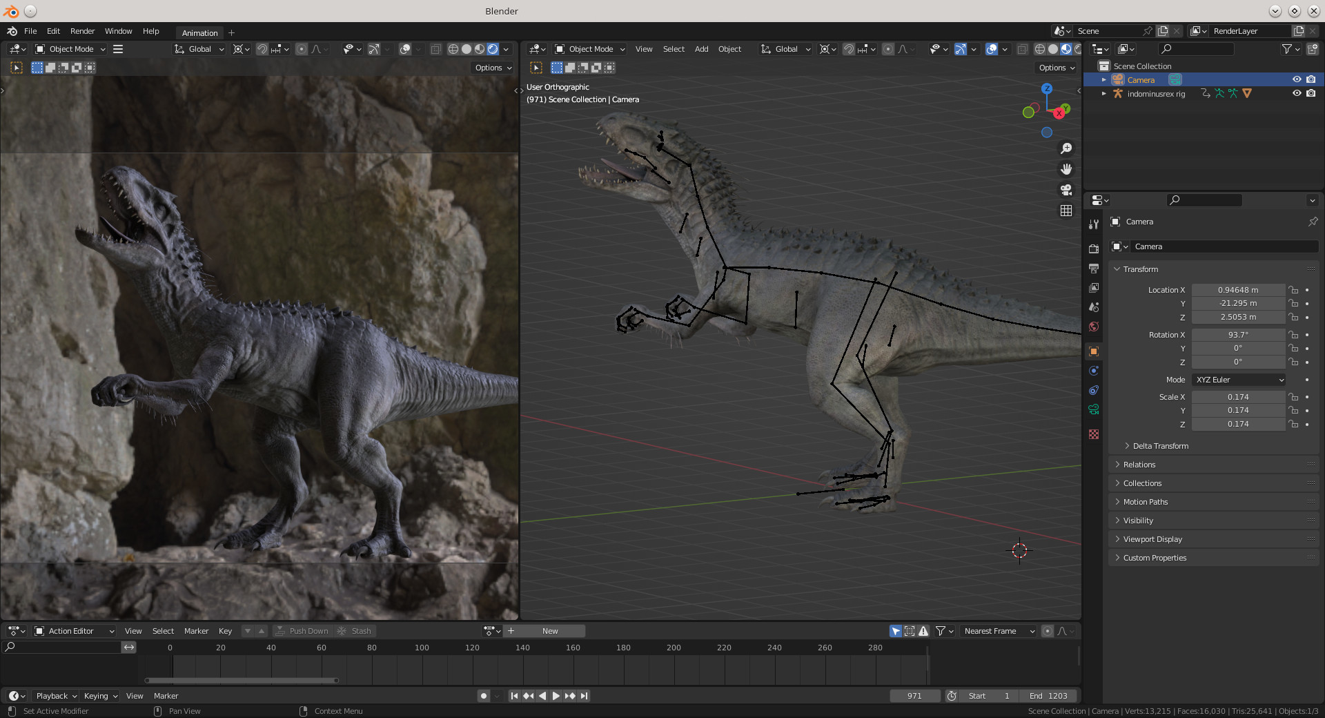 Supports quadruped characters with horizontal posture 5