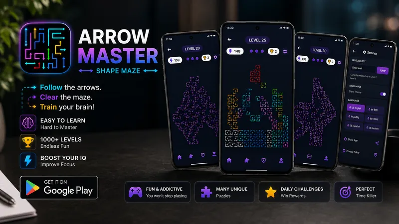 Arrow Master: Shape Maze