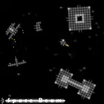 Spaceship pixel art, bullets & ship design