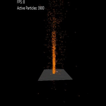 Implementing the particle fountain effect