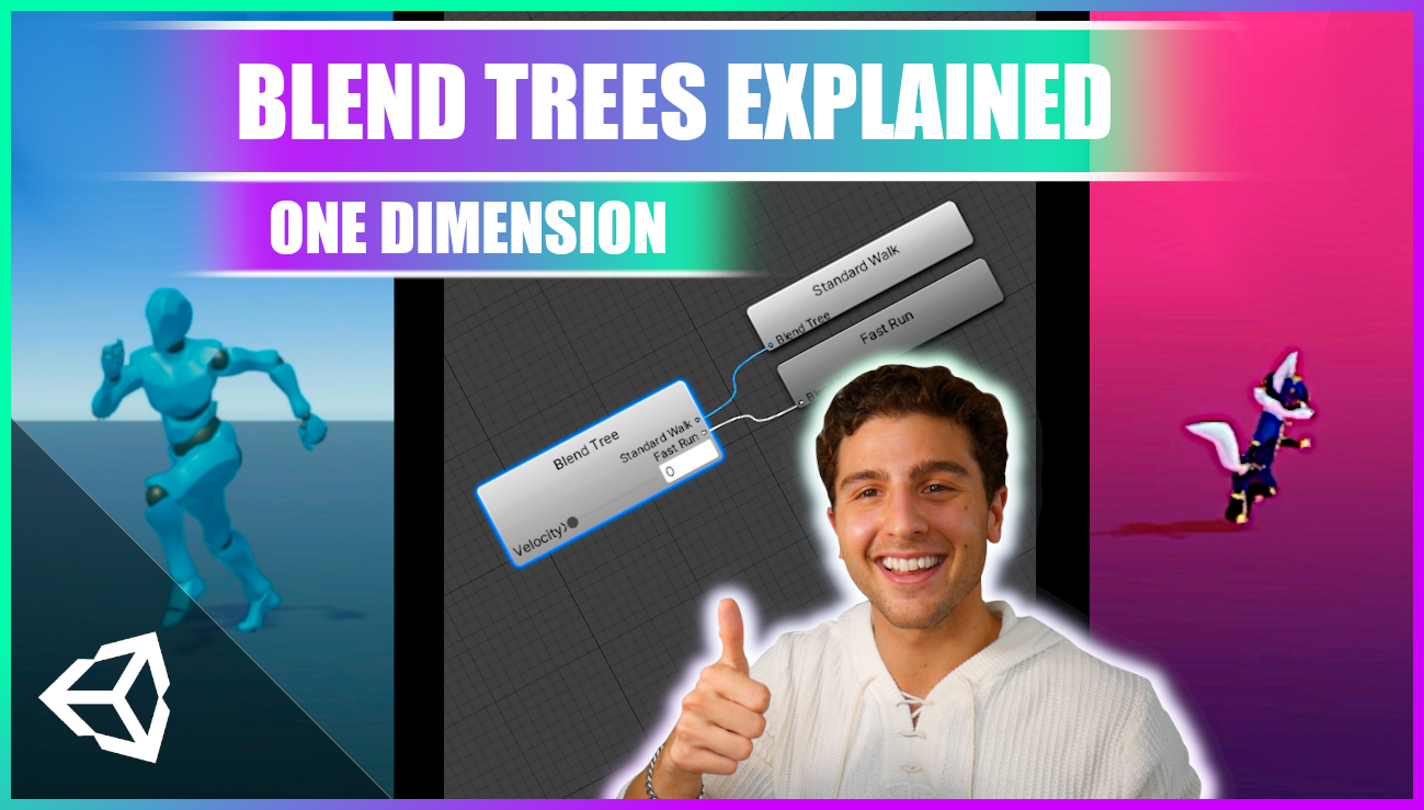 How to Animate Characters in Unity 3D | One Dimensional Blend Trees Explained