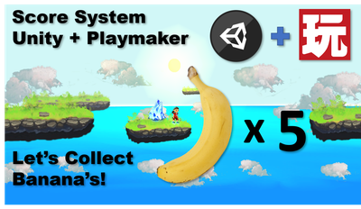 2D Platformer with Unity and Playmaker - Score System (no double counting due to colliders/script)
