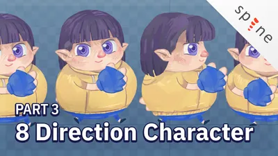 Spine 8 Direction Character | Part 3 – Walk Cycle