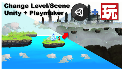 2D Platformer with Unity and Playmaker - Change Level / Scene