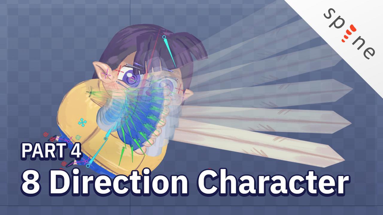 Spine 8 Direction Character | Part 4 – Sword Attack