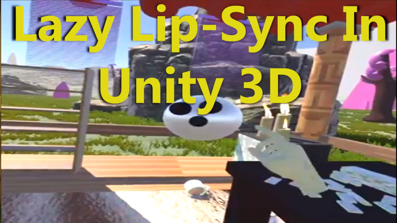 Lazy Lip-Sync In Unity and Blender