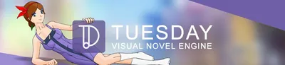 Сreating visual novels in Tuesday JS editor