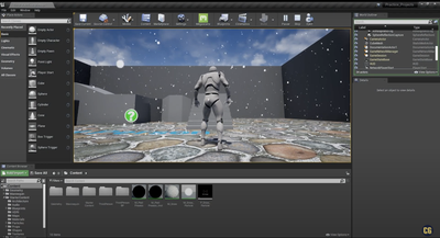 Tutorial on creating snow Post Process with UE
