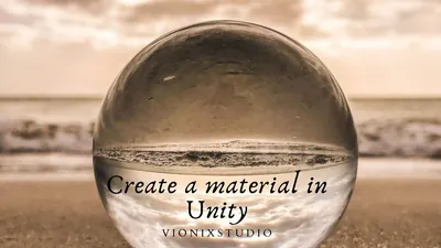 Create a new material in Unity