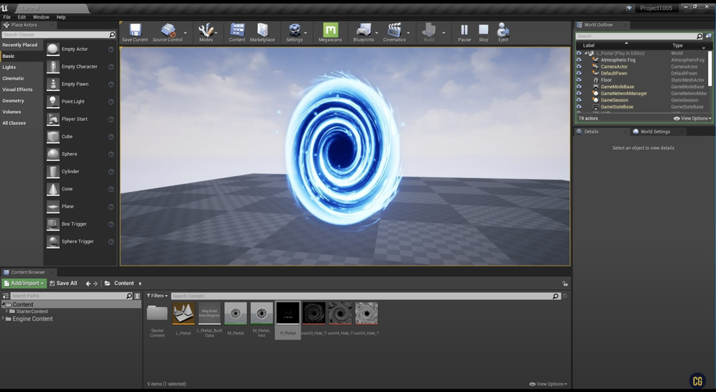 [Free Tutorial] Creating a Portal Effect that looks like it will go 1 billion light years away