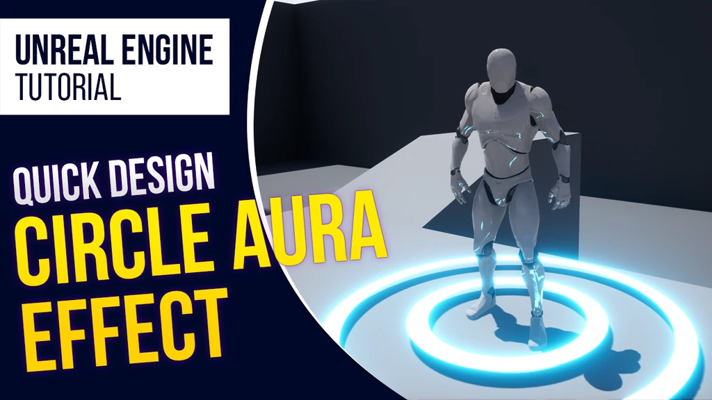 [Free Tutorial] UE4 How to create Circle Aura under the character's feet l Unreal Engine 4.26